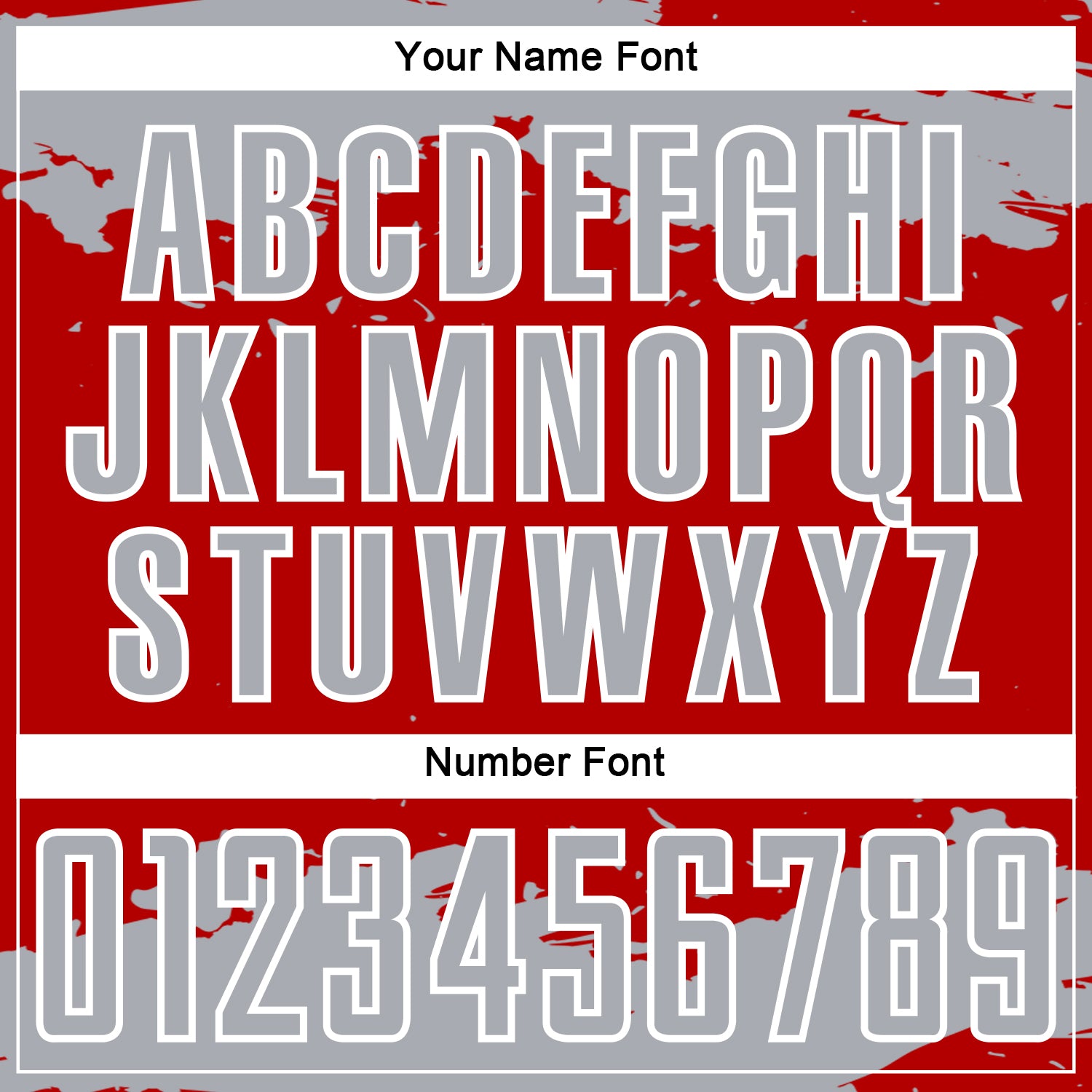 Custom Red Gray-White Abstract Fragment Art Sublimation Soccer Uniform Jersey