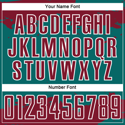 Custom Teal Crimson-White Abstract Fragment Art Sublimation Soccer Uniform Jersey