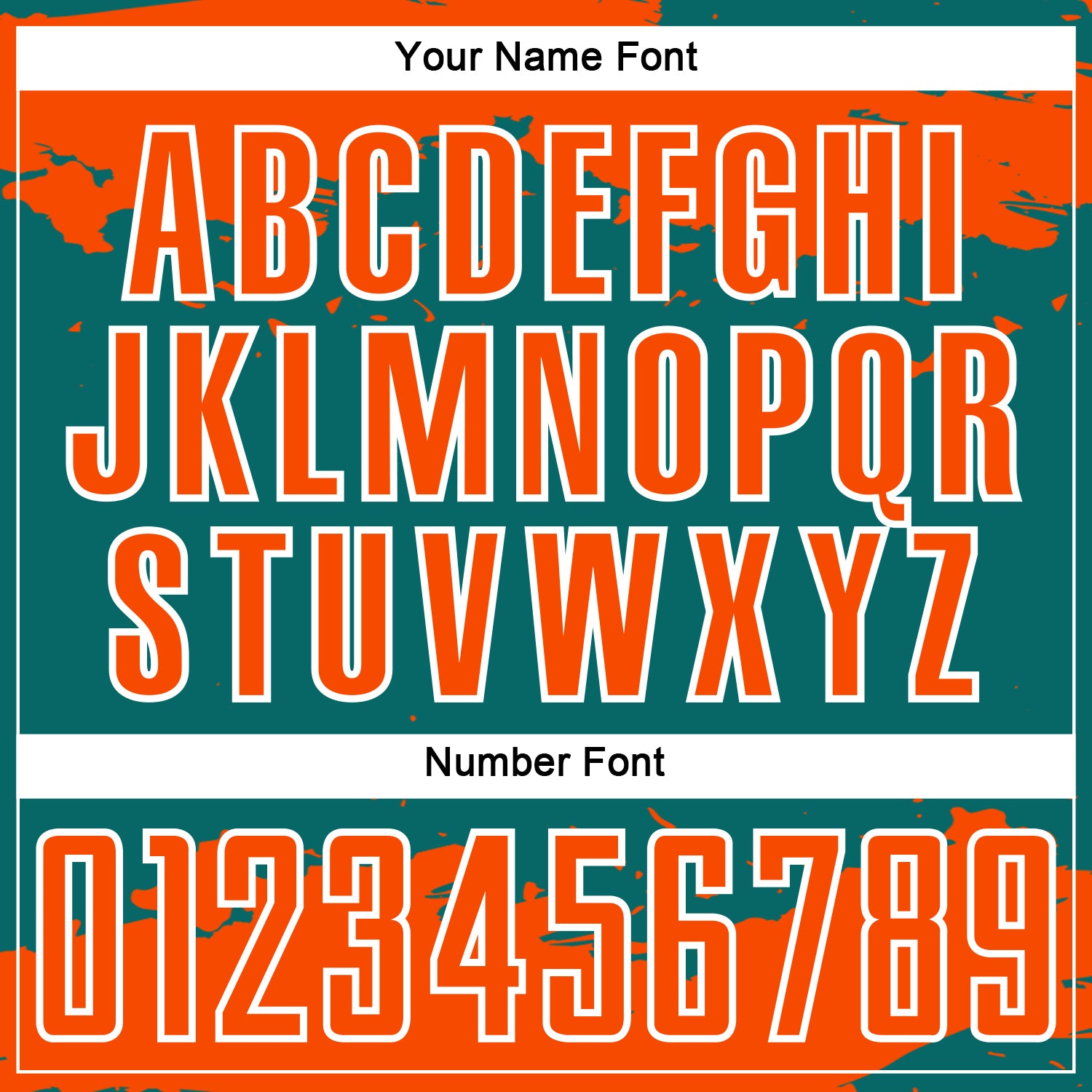 Custom Teal Orange-White Abstract Fragment Art Sublimation Soccer Uniform Jersey