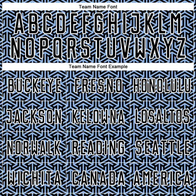 Custom Black Light Blue-White Geometric Arrow Sublimation Soccer Uniform Jersey