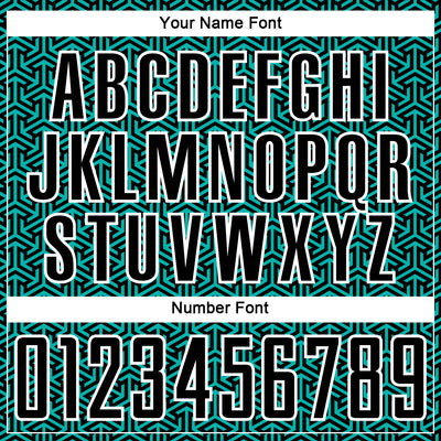 Custom Black Aqua-White Geometric Arrow Sublimation Soccer Uniform Jersey