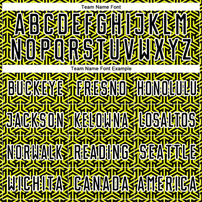 Custom Black Neon Yellow-White Geometric Arrow Sublimation Soccer Uniform Jersey