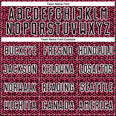 Custom Black Neon Pink-White Geometric Arrow Sublimation Soccer Uniform Jersey