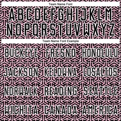 Custom Black Light Pink-White Geometric Arrow Sublimation Soccer Uniform Jersey