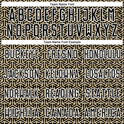 Custom Black Vegas Gold-White Geometric Arrow Sublimation Soccer Uniform Jersey