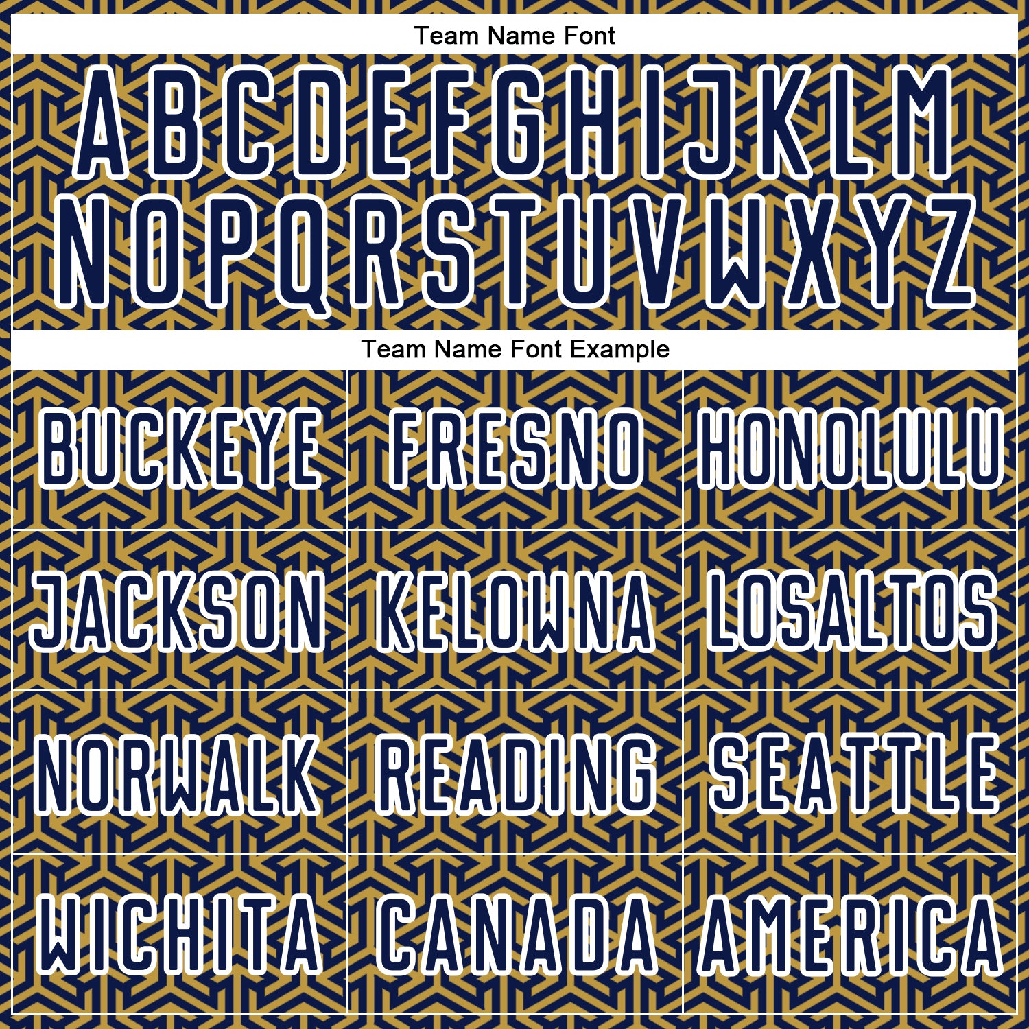 Custom Navy Old Gold-White Geometric Arrow Sublimation Soccer Uniform Jersey