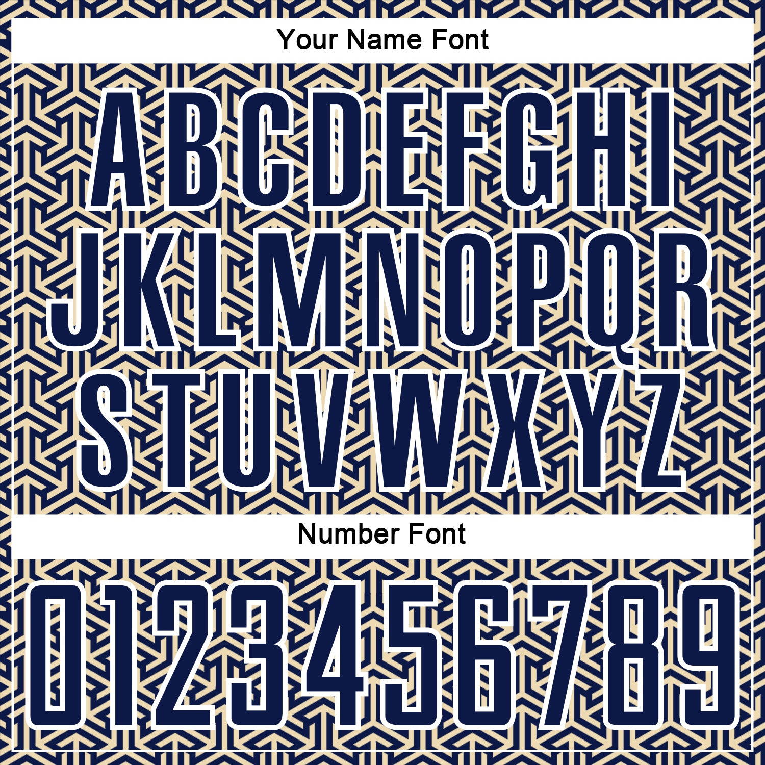 Custom Navy Cream-White Geometric Arrow Sublimation Soccer Uniform Jersey