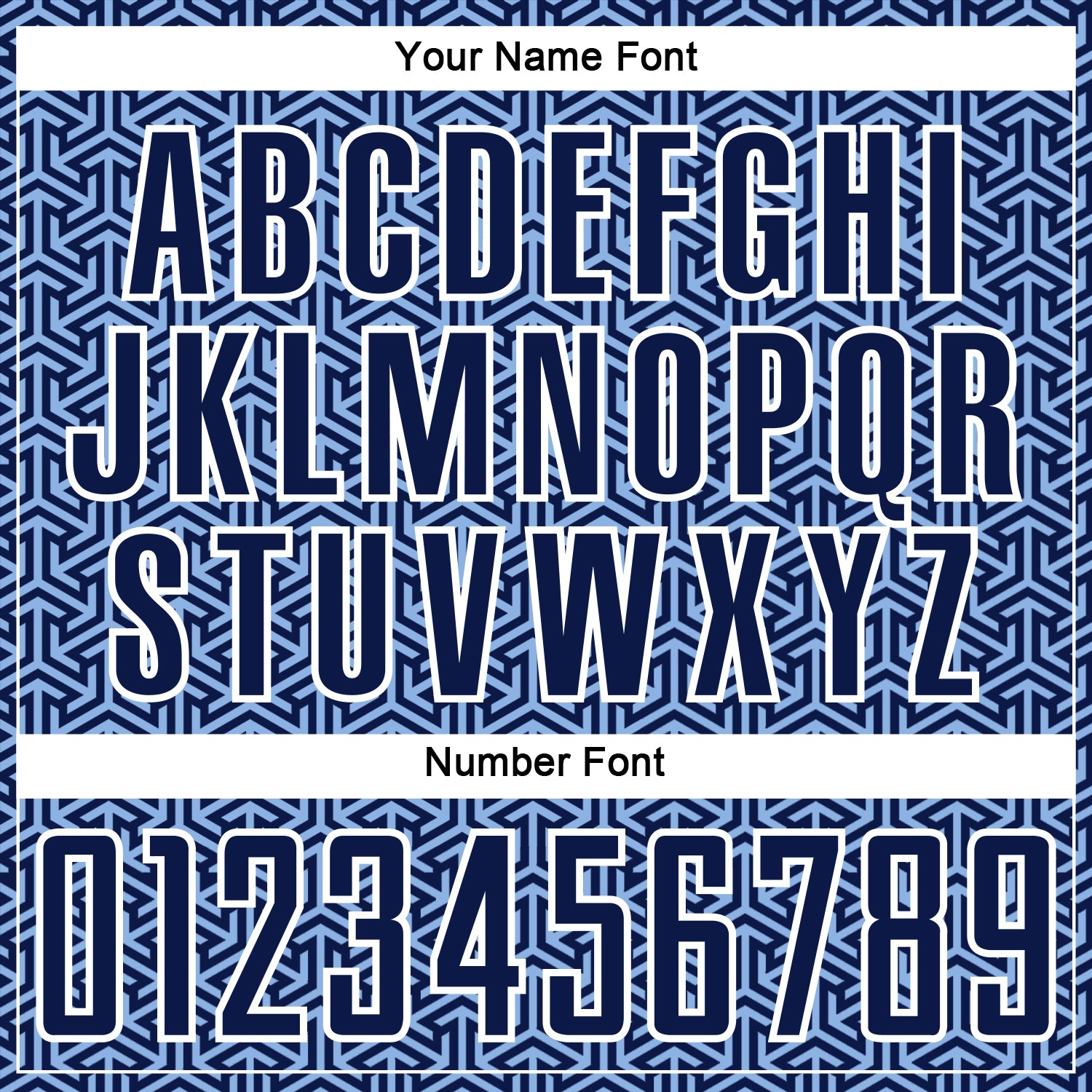 Custom Navy Light Blue-White Geometric Arrow Sublimation Soccer Uniform Jersey