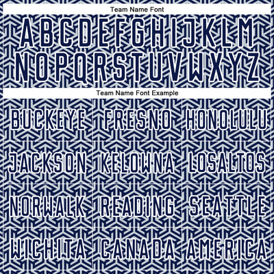 Custom Navy Silver-White Geometric Arrow Sublimation Soccer Uniform Jersey