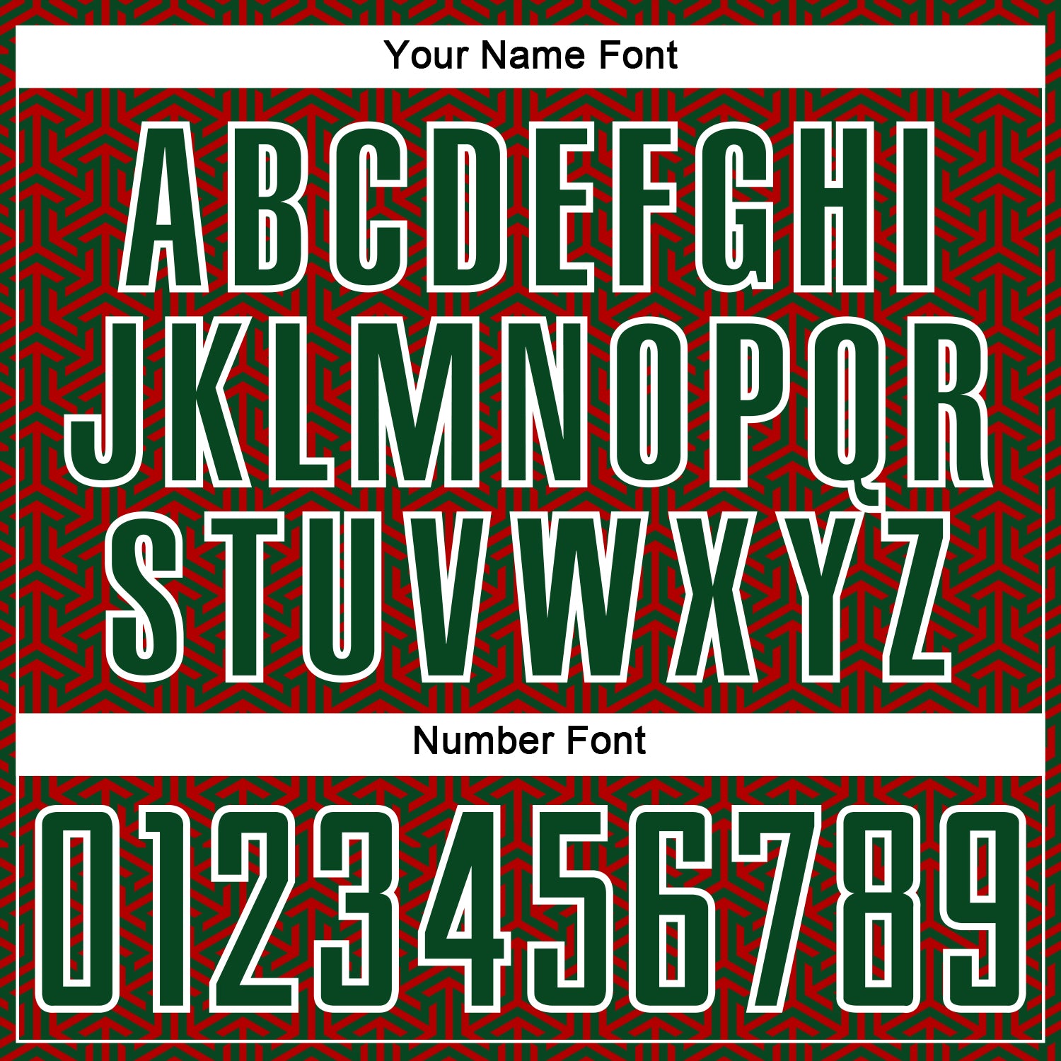 Custom Green Red-White Geometric Arrow Sublimation Soccer Uniform Jersey