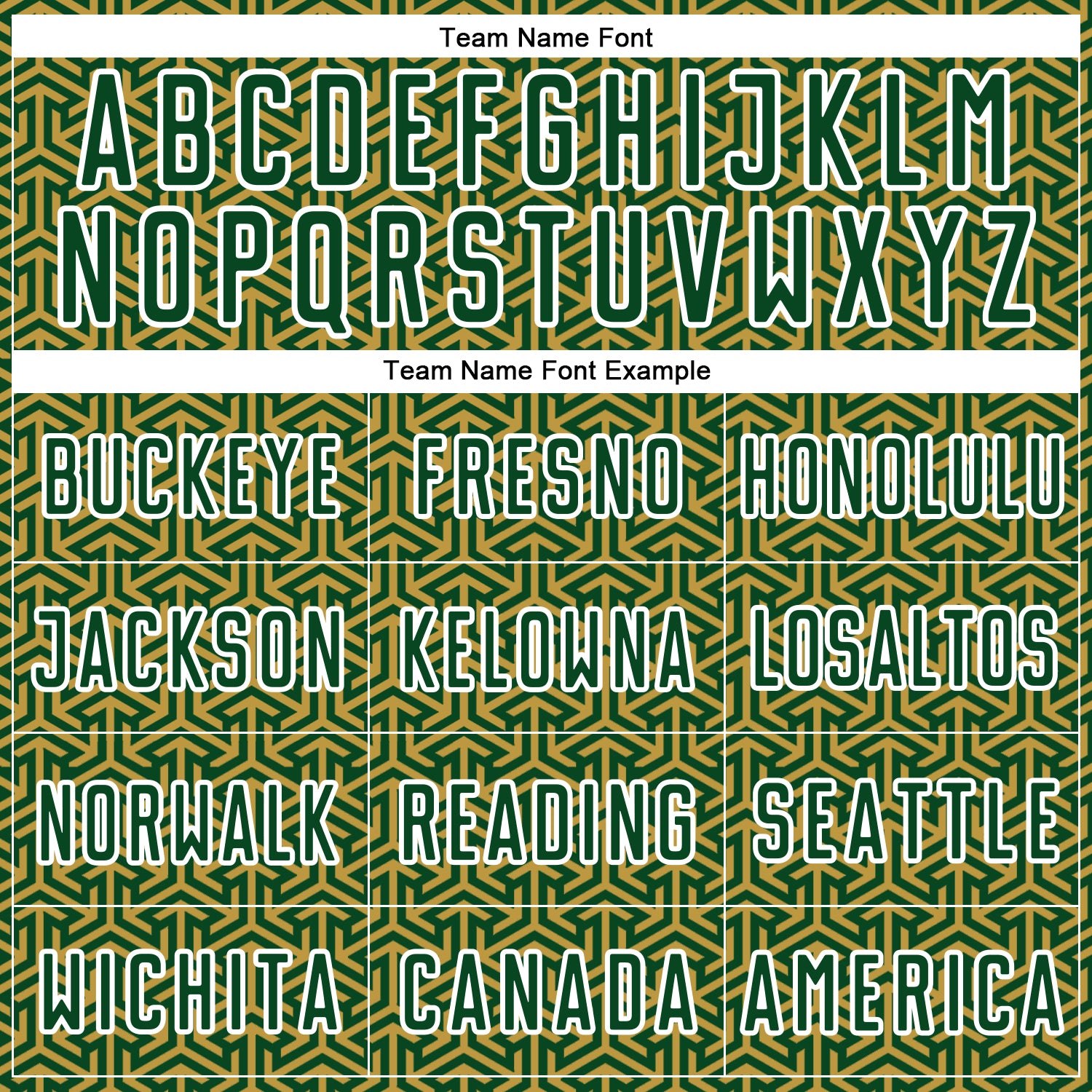 Custom Green Old Gold-White Geometric Arrow Sublimation Soccer Uniform Jersey