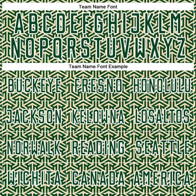 Custom Green Cream-White Geometric Arrow Sublimation Soccer Uniform Jersey