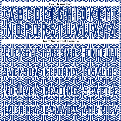 Custom Royal White Geometric Arrow Sublimation Soccer Uniform Jersey