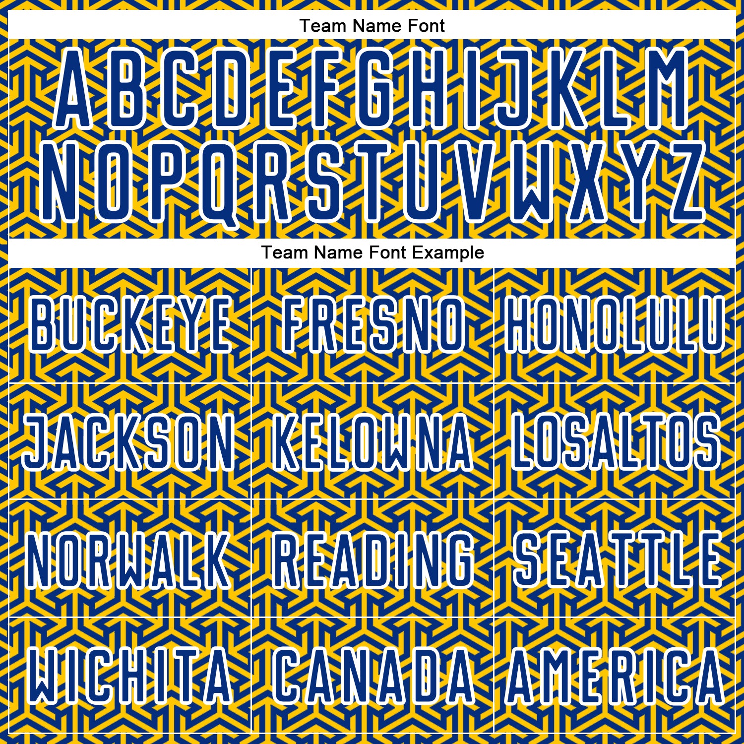 Custom Royal Yellow-White Geometric Arrow Sublimation Soccer Uniform Jersey