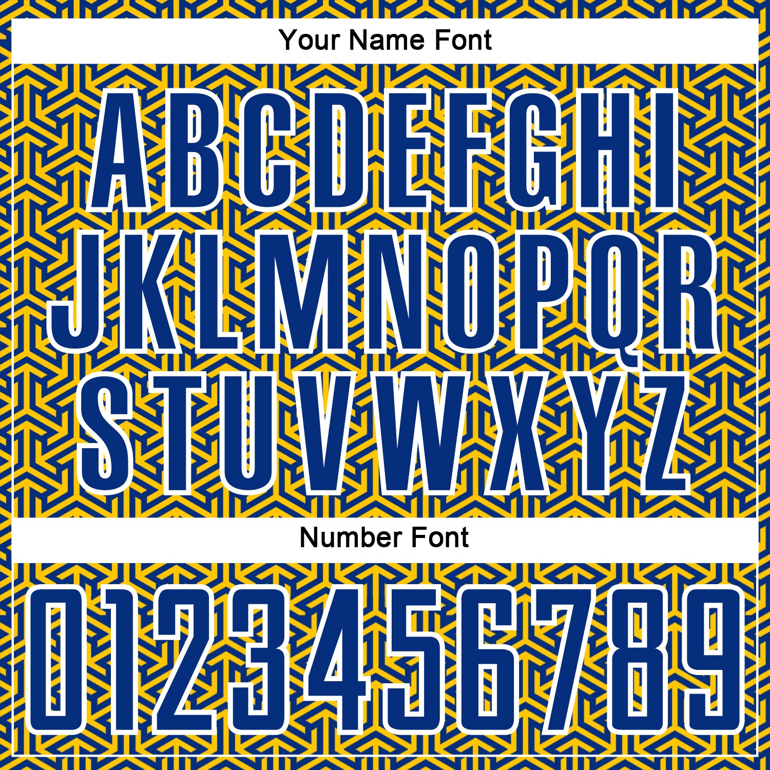 Custom Royal Yellow-White Geometric Arrow Sublimation Soccer Uniform Jersey