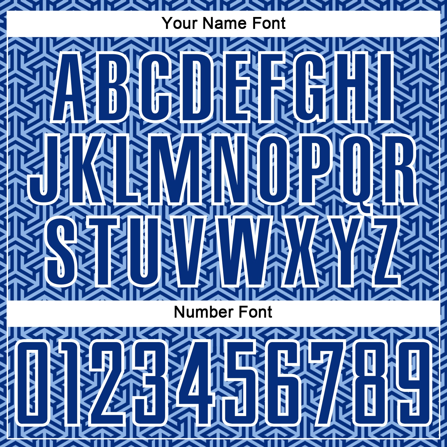 Custom Royal Light Blue-White Geometric Arrow Sublimation Soccer Uniform Jersey