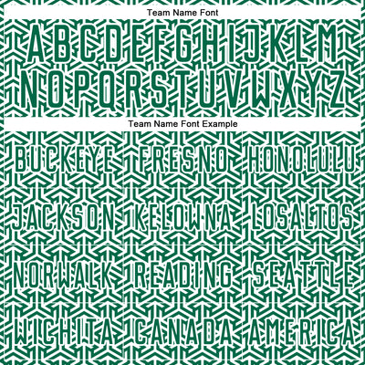 Custom Kelly Green White Geometric Arrow Sublimation Soccer Uniform Jersey