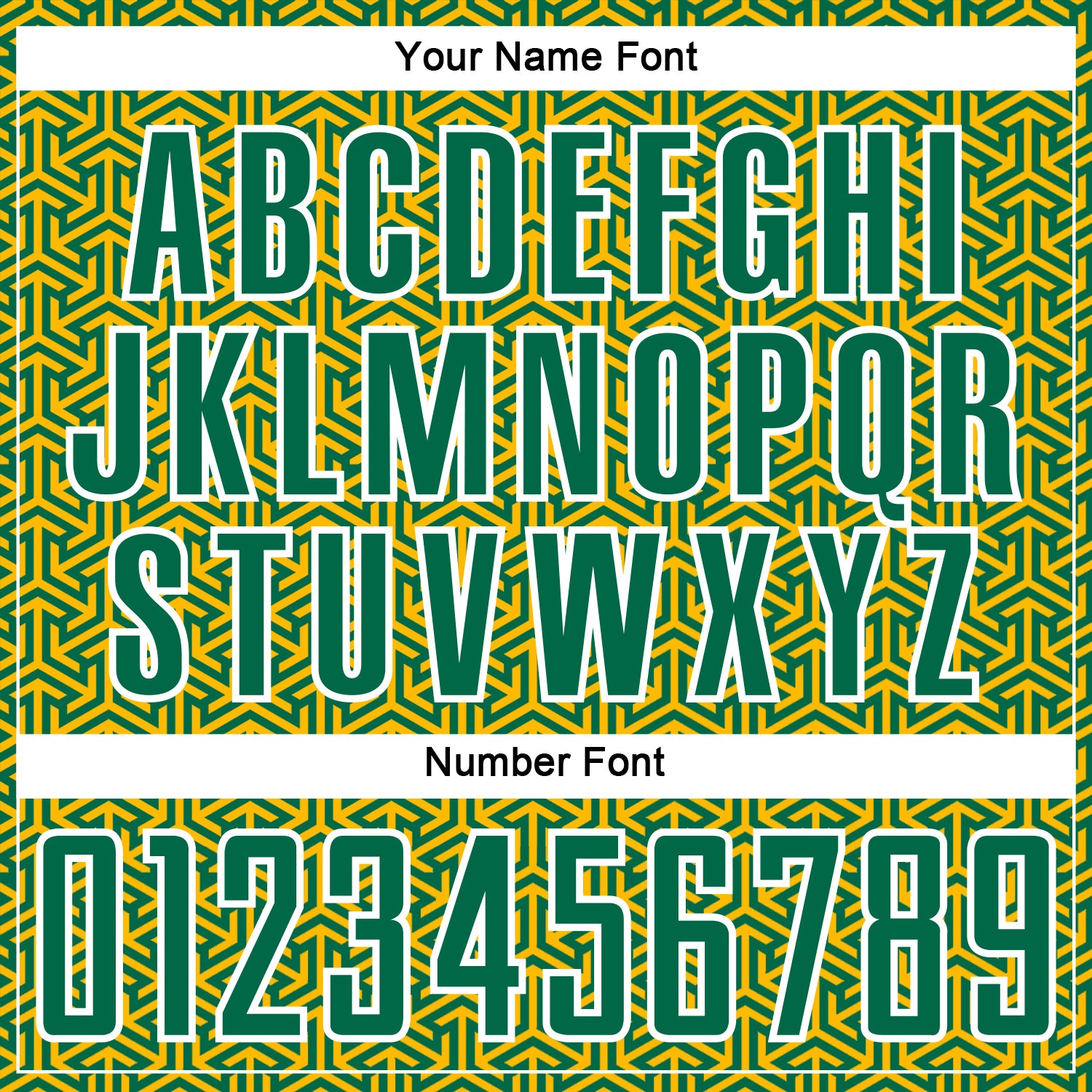 Custom Kelly Green Gold-White Geometric Arrow Sublimation Soccer Uniform Jersey