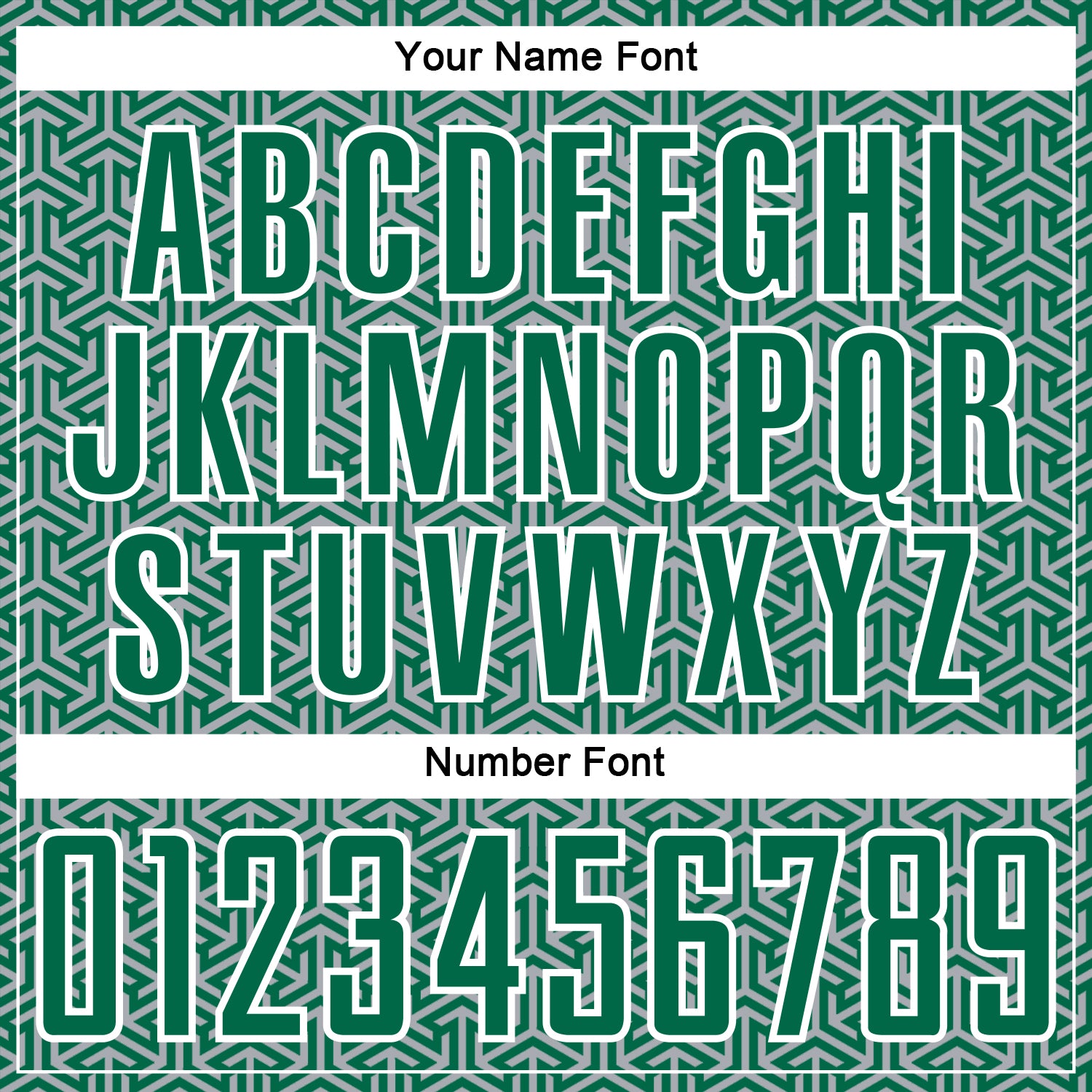 Custom Kelly Green Gray-White Geometric Arrow Sublimation Soccer Uniform Jersey