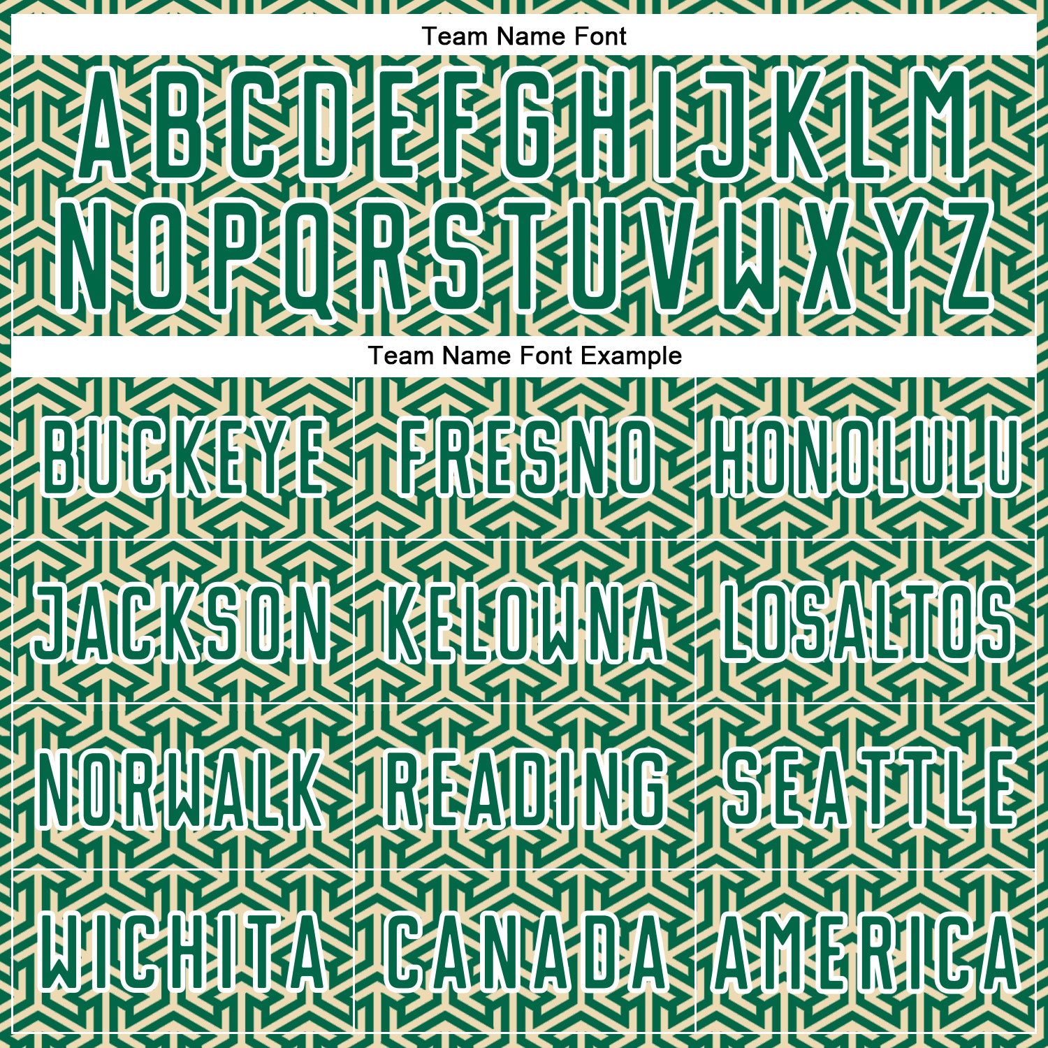 Custom Kelly Green Cream-White Geometric Arrow Sublimation Soccer Uniform Jersey