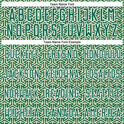 Custom Kelly Green Cream-White Geometric Arrow Sublimation Soccer Uniform Jersey