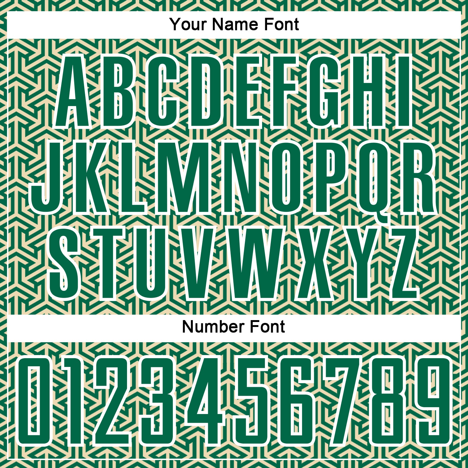 Custom Kelly Green Cream-White Geometric Arrow Sublimation Soccer Uniform Jersey