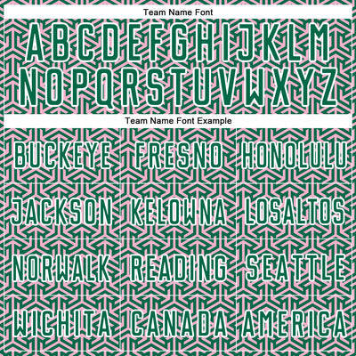 Custom Kelly Green Light Pink-White Geometric Arrow Sublimation Soccer Uniform Jersey