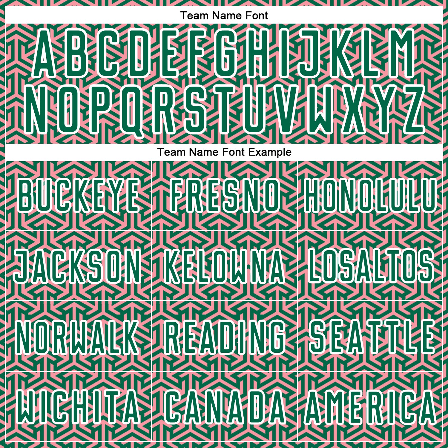 Custom Kelly Green Medium Pink-White Geometric Arrow Sublimation Soccer Uniform Jersey