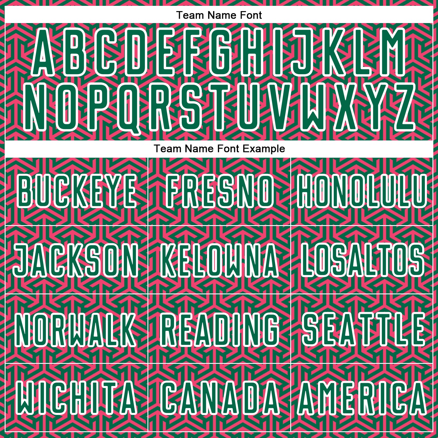 Custom Kelly Green Neon Pink-White Geometric Arrow Sublimation Soccer Uniform Jersey