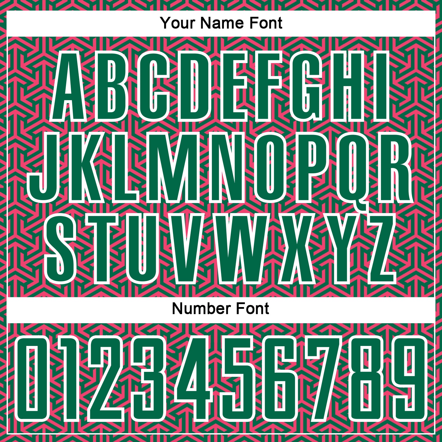 Custom Kelly Green Neon Pink-White Geometric Arrow Sublimation Soccer Uniform Jersey