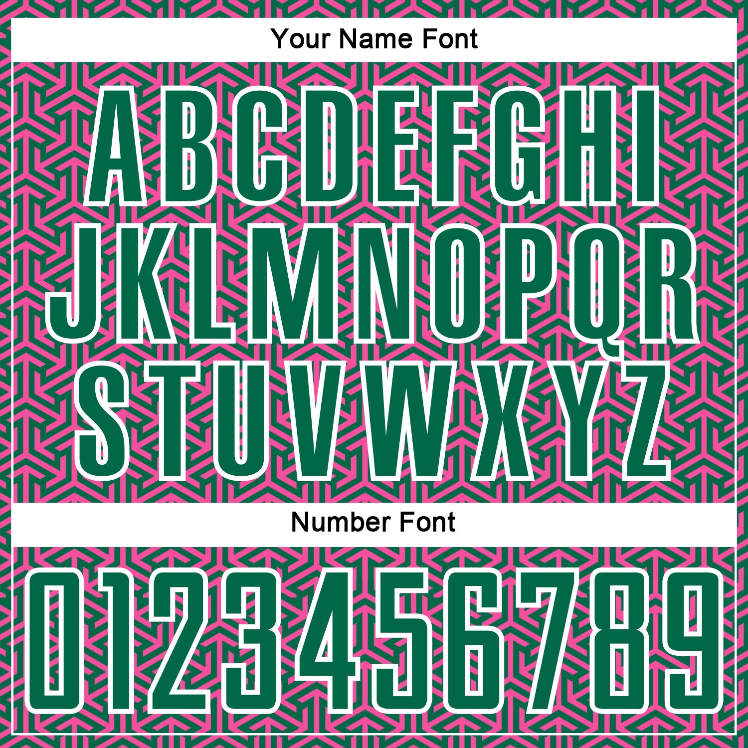 Custom Kelly Green Pink-White Geometric Arrow Sublimation Soccer Uniform Jersey