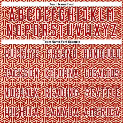 Custom Red Cream-White Geometric Arrow Sublimation Soccer Uniform Jersey