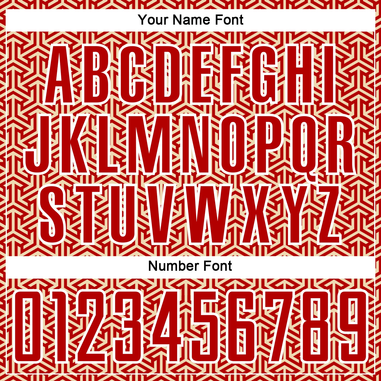 Custom Red Cream-White Geometric Arrow Sublimation Soccer Uniform Jersey