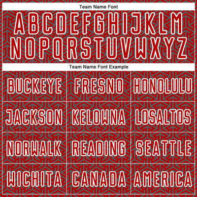 Custom Red Steel Gray-White Geometric Arrow Sublimation Soccer Uniform Jersey