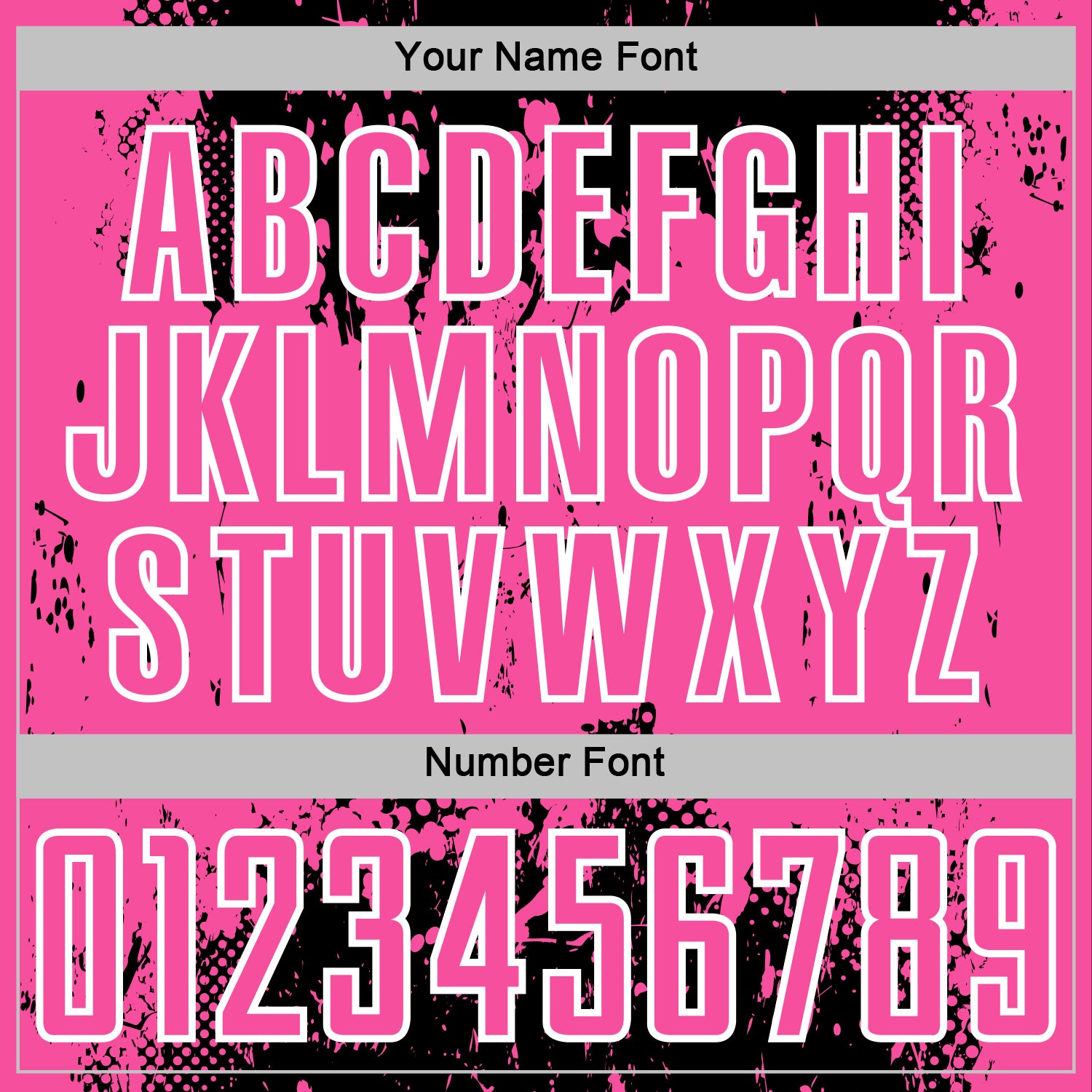 Custom Black Pink-White Abstract Splatter Grunge Art Sports Sublimation Soccer Uniform Jersey