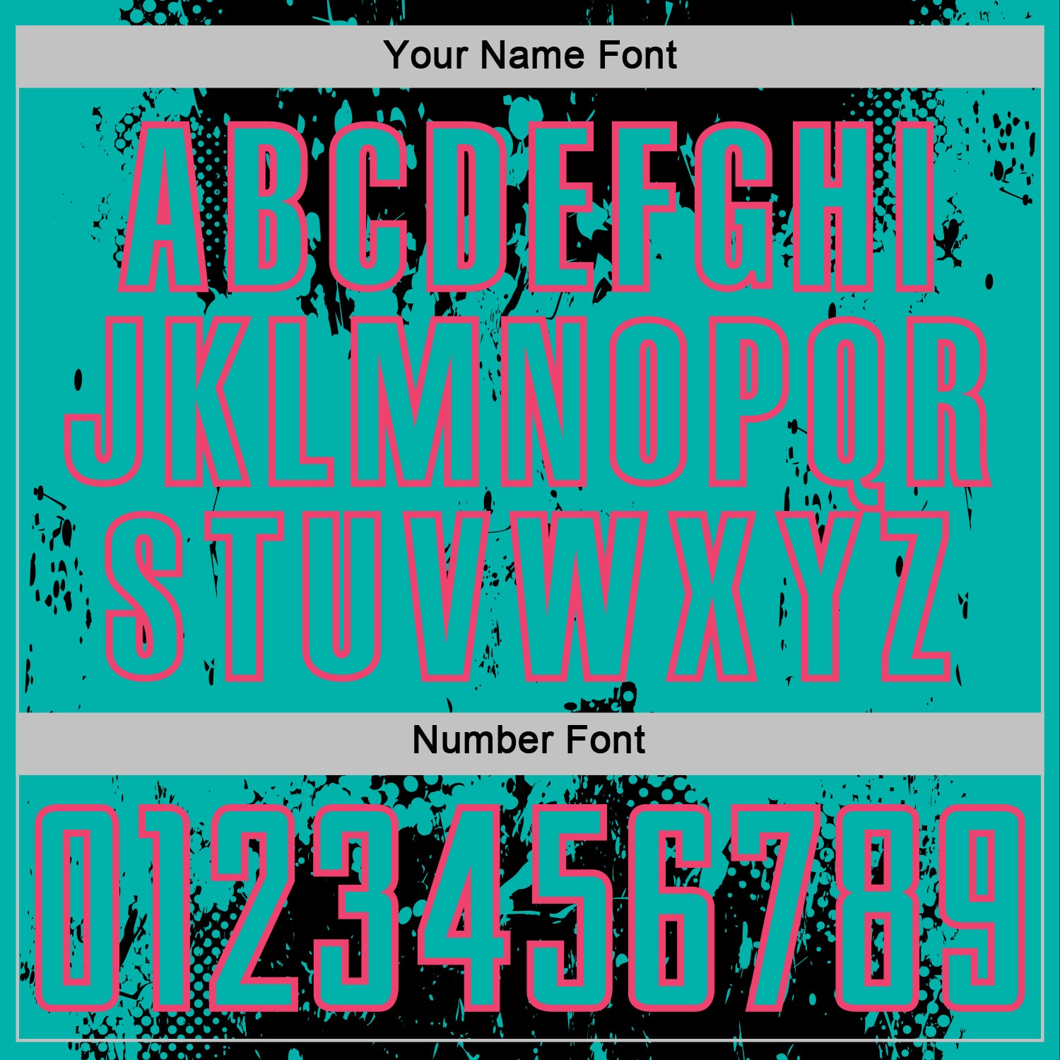 Custom Black Aqua-Neon Pink Abstract Splatter Grunge Art Sports Sublimation Soccer Uniform Jersey