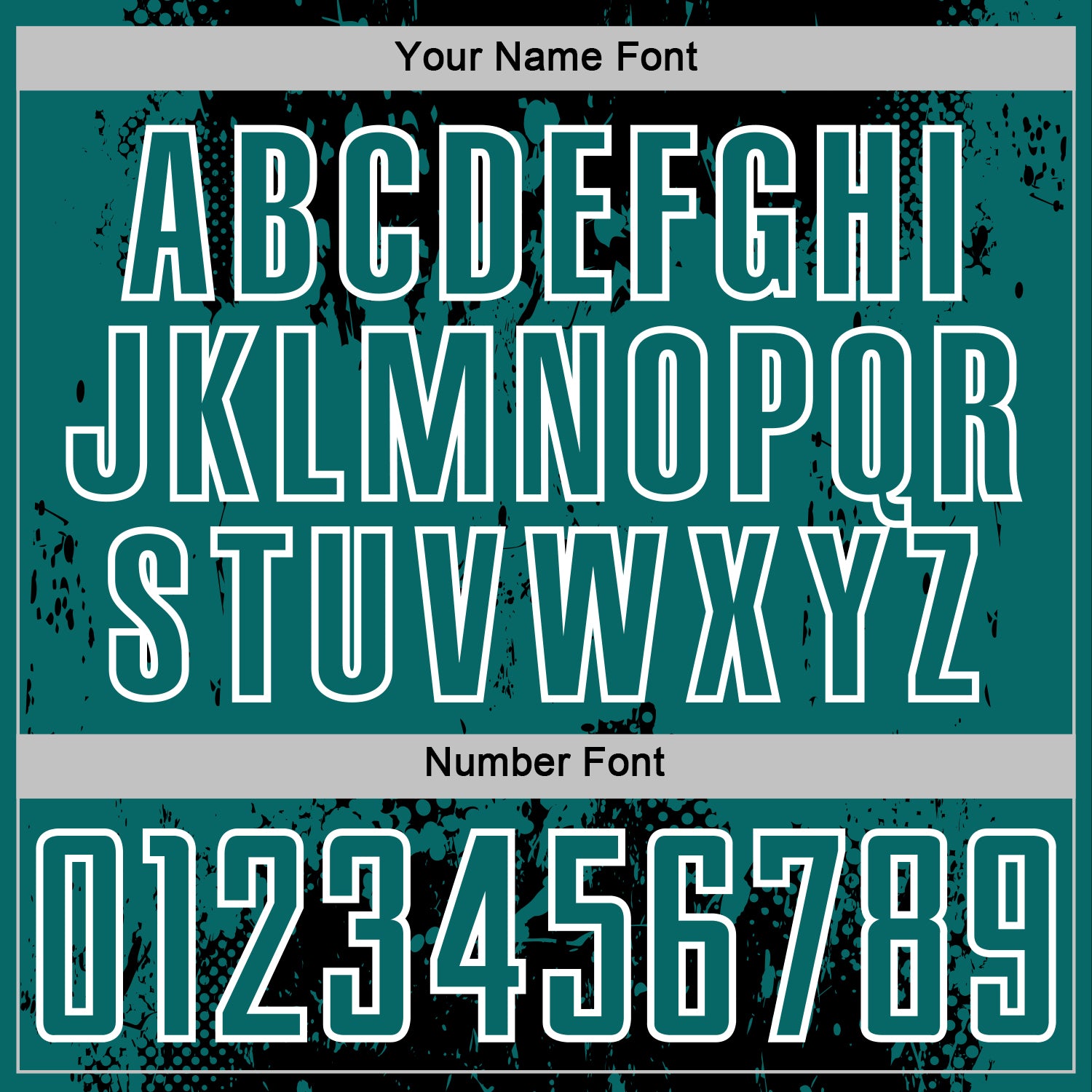 Custom Black Teal-White Abstract Splatter Grunge Art Sports Sublimation Soccer Uniform Jersey