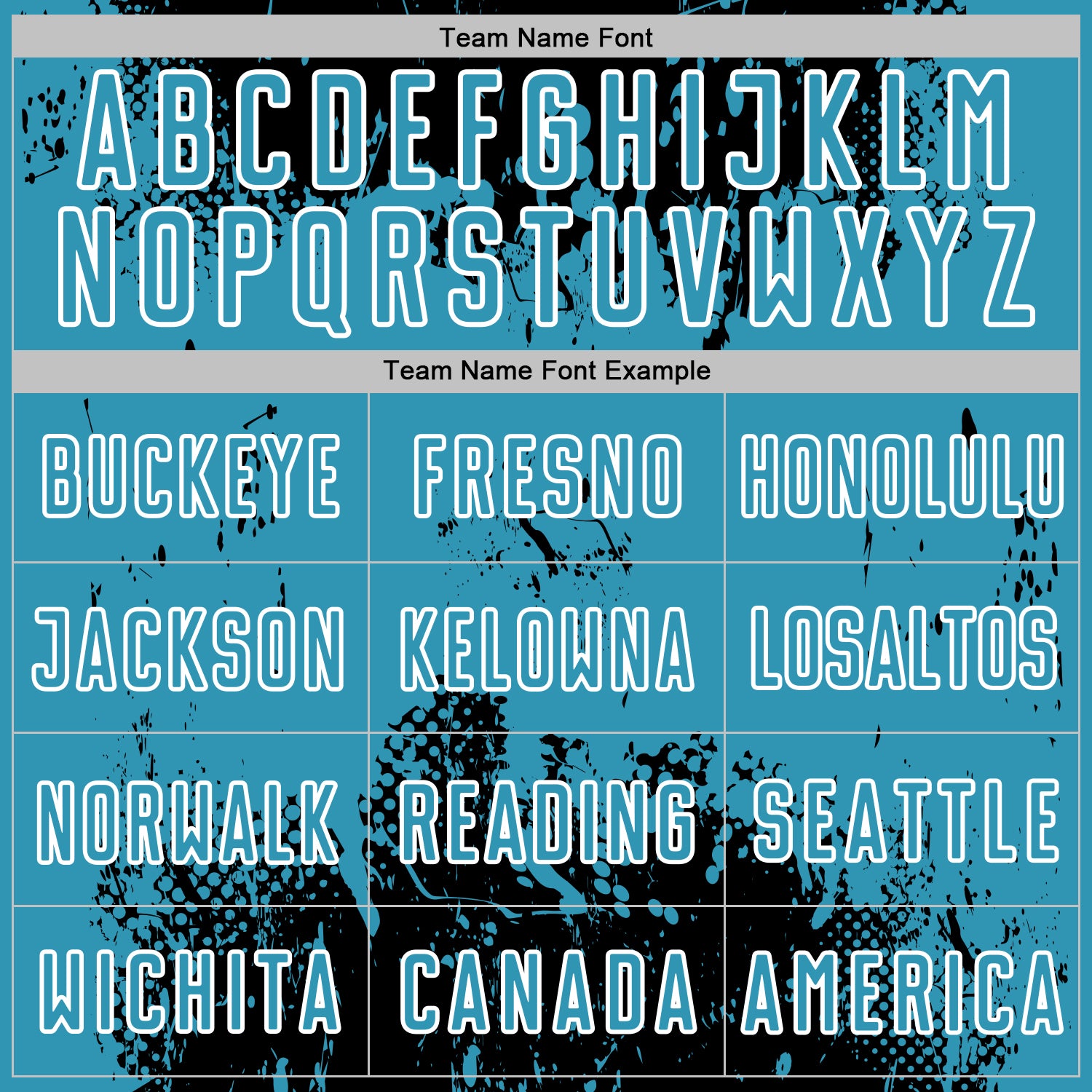 Custom Black Panther Blue-White Abstract Splatter Grunge Art Sports Sublimation Soccer Uniform Jersey