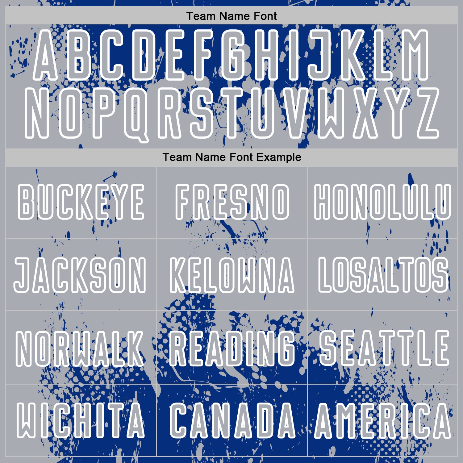 Custom Royal Gray-White Abstract Splatter Grunge Art Sports Sublimation Soccer Uniform Jersey