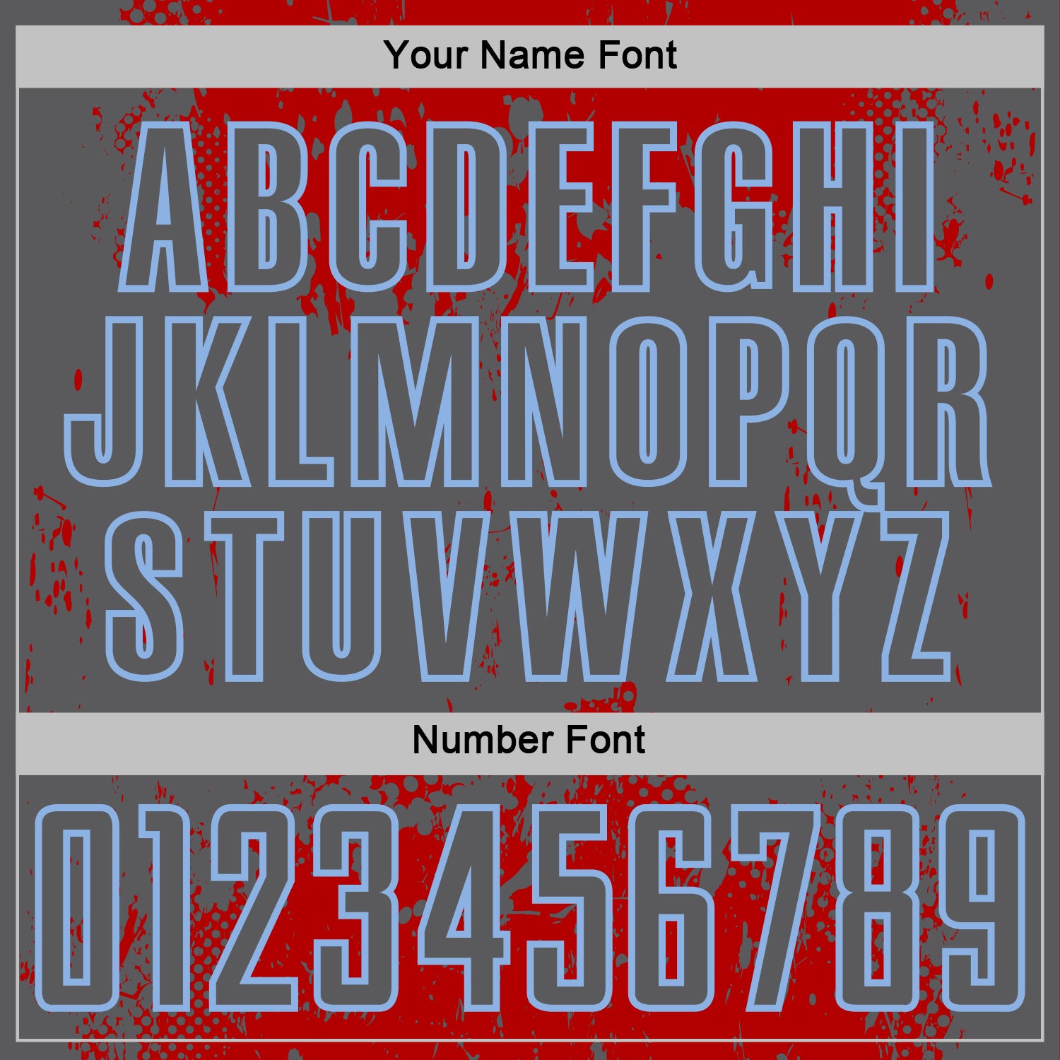 Custom Red Steel Gray-Light Blue Abstract Splatter Grunge Art Sports Sublimation Soccer Uniform Jersey