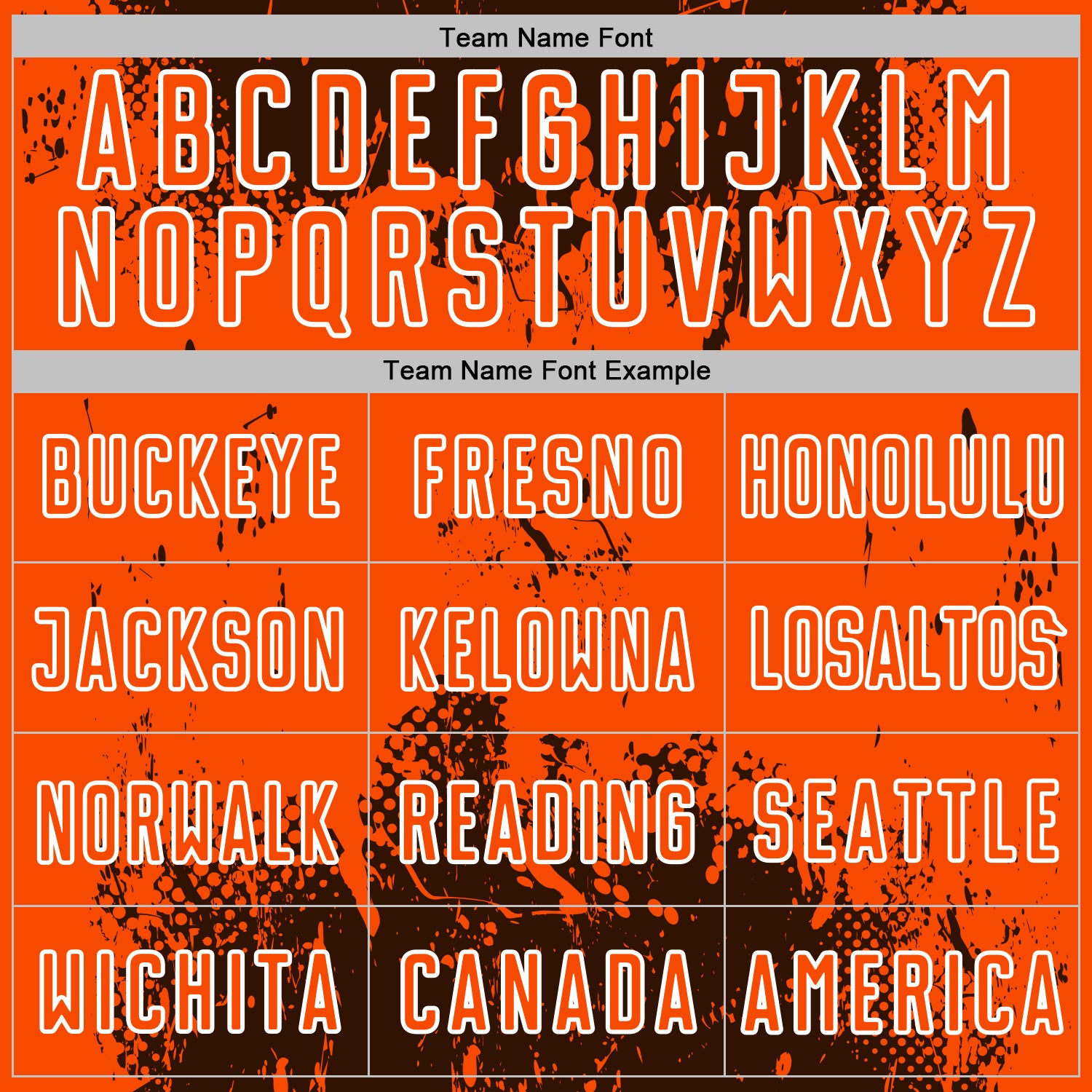 Custom Brown Orange-White Abstract Splatter Grunge Art Sports Sublimation Soccer Uniform Jersey