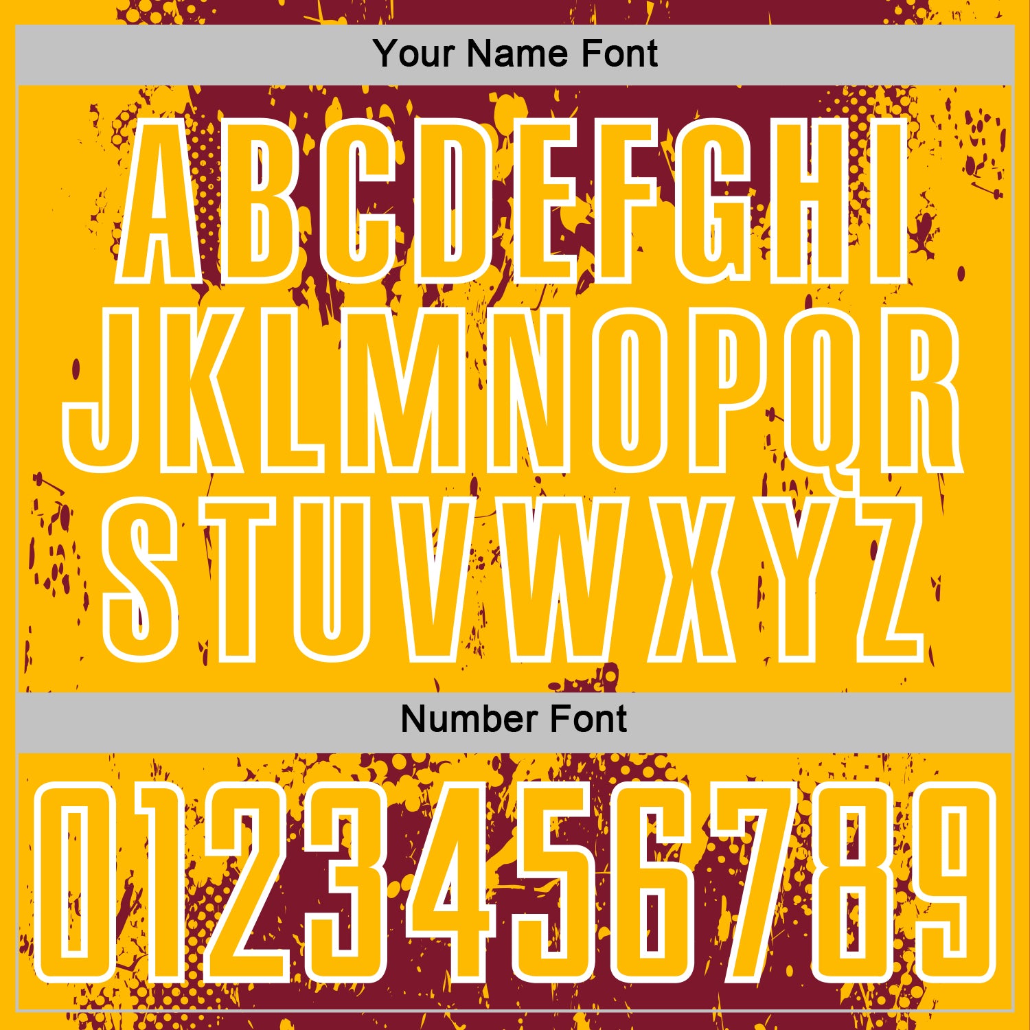 Custom Crimson Gold-White Abstract Splatter Grunge Art Sports Sublimation Soccer Uniform Jersey