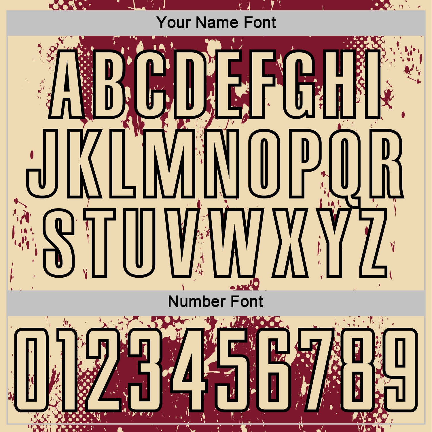 Custom Crimson Cream-Black Abstract Splatter Grunge Art Sports Sublimation Soccer Uniform Jersey