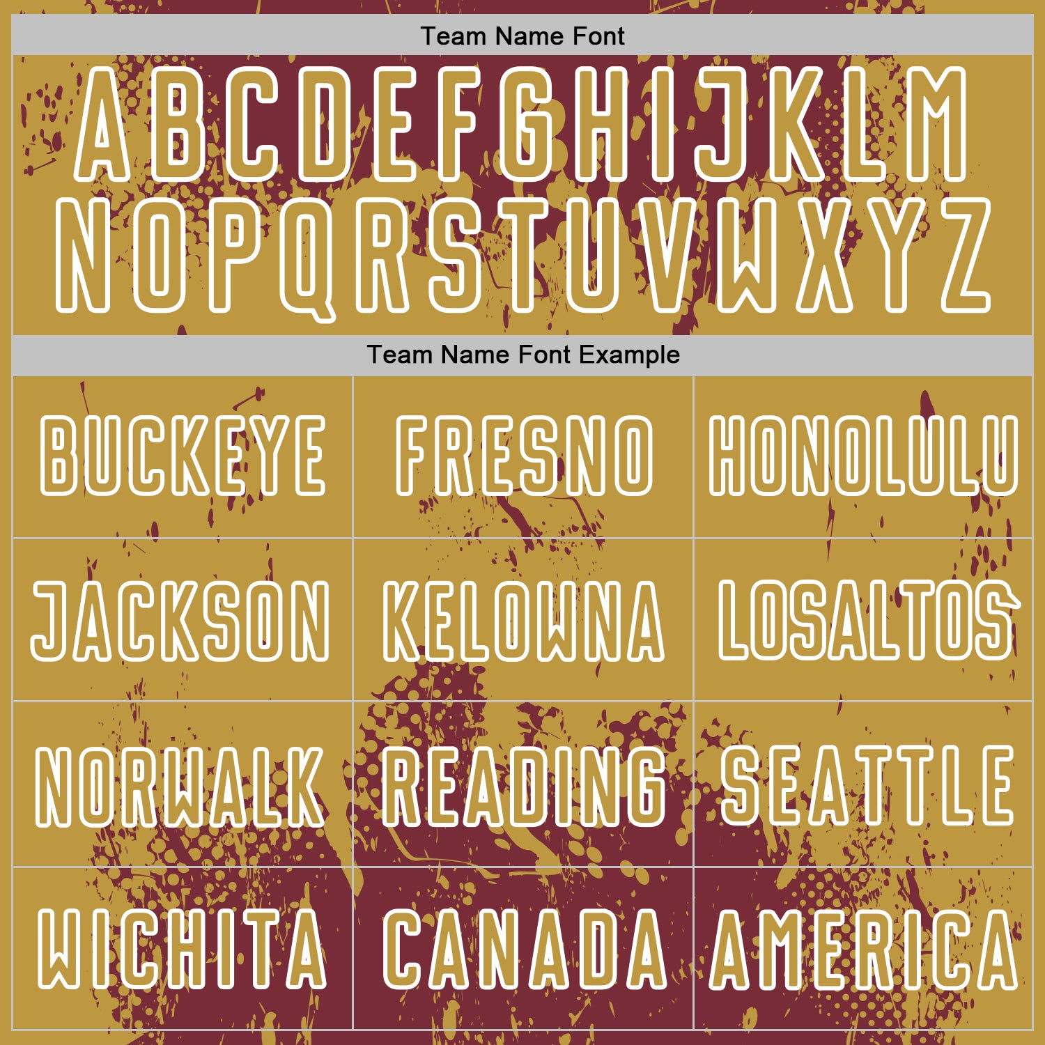 Custom Burgundy Old Gold-White Abstract Splatter Grunge Art Sports Sublimation Soccer Uniform Jersey