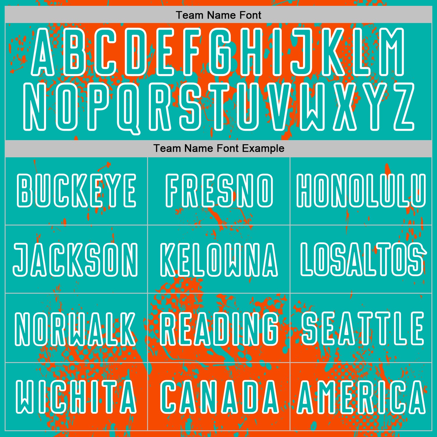 Custom Orange Aqua-White Abstract Splatter Grunge Art Sports Sublimation Soccer Uniform Jersey