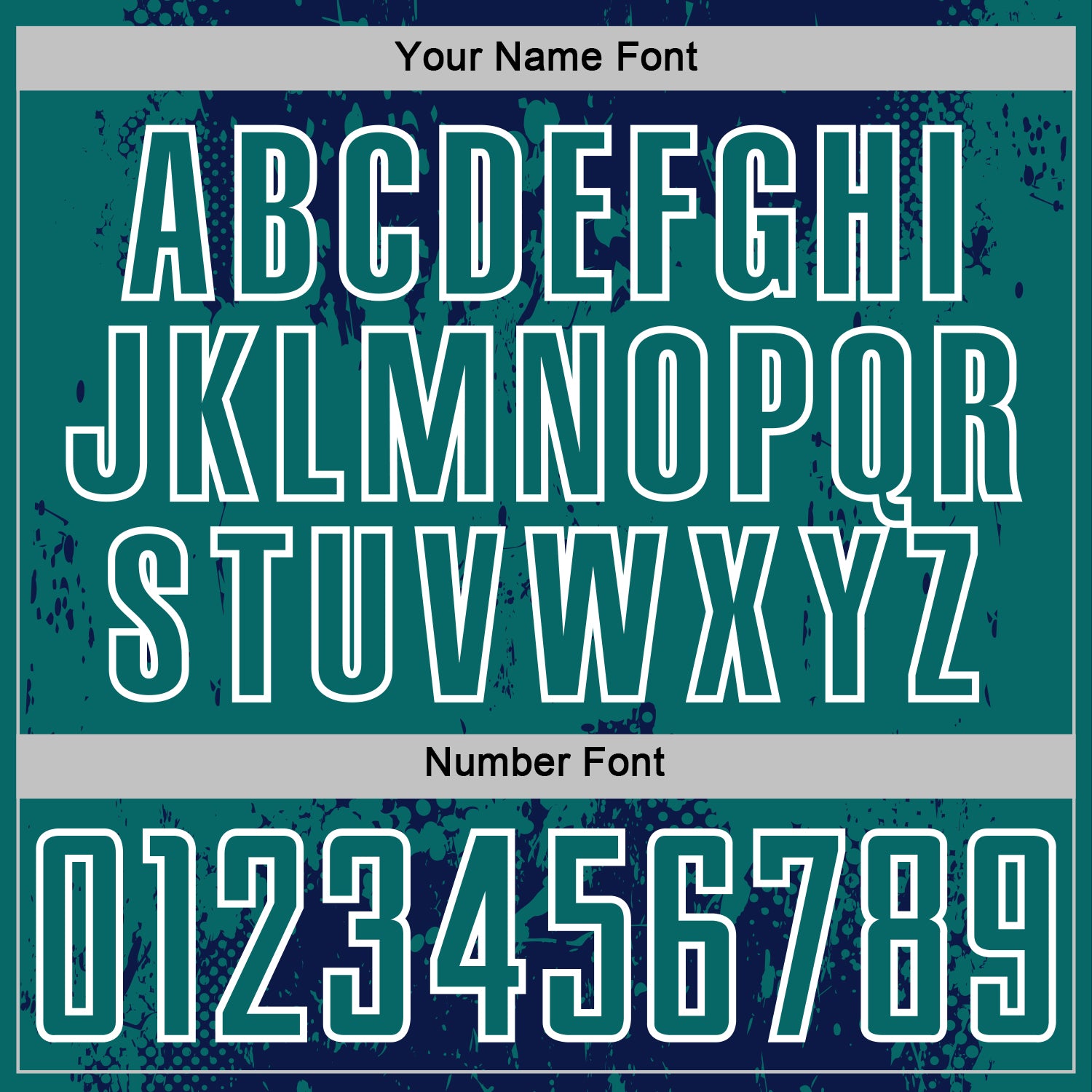 Custom Navy Teal-White Abstract Splatter Grunge Art Sports Sublimation Soccer Uniform Jersey