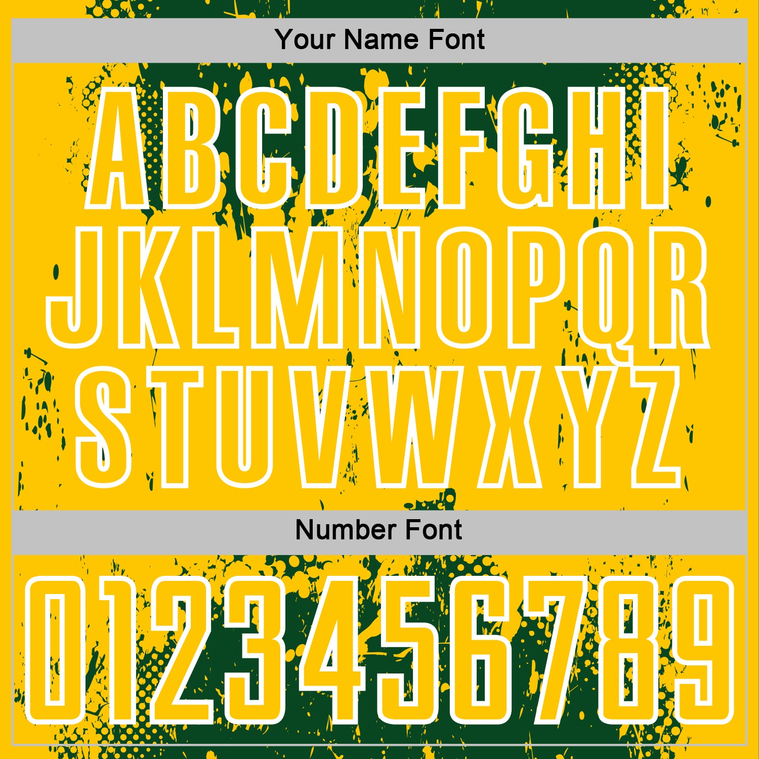 Custom Green Yellow-White Abstract Splatter Grunge Art Sports Sublimation Soccer Uniform Jersey