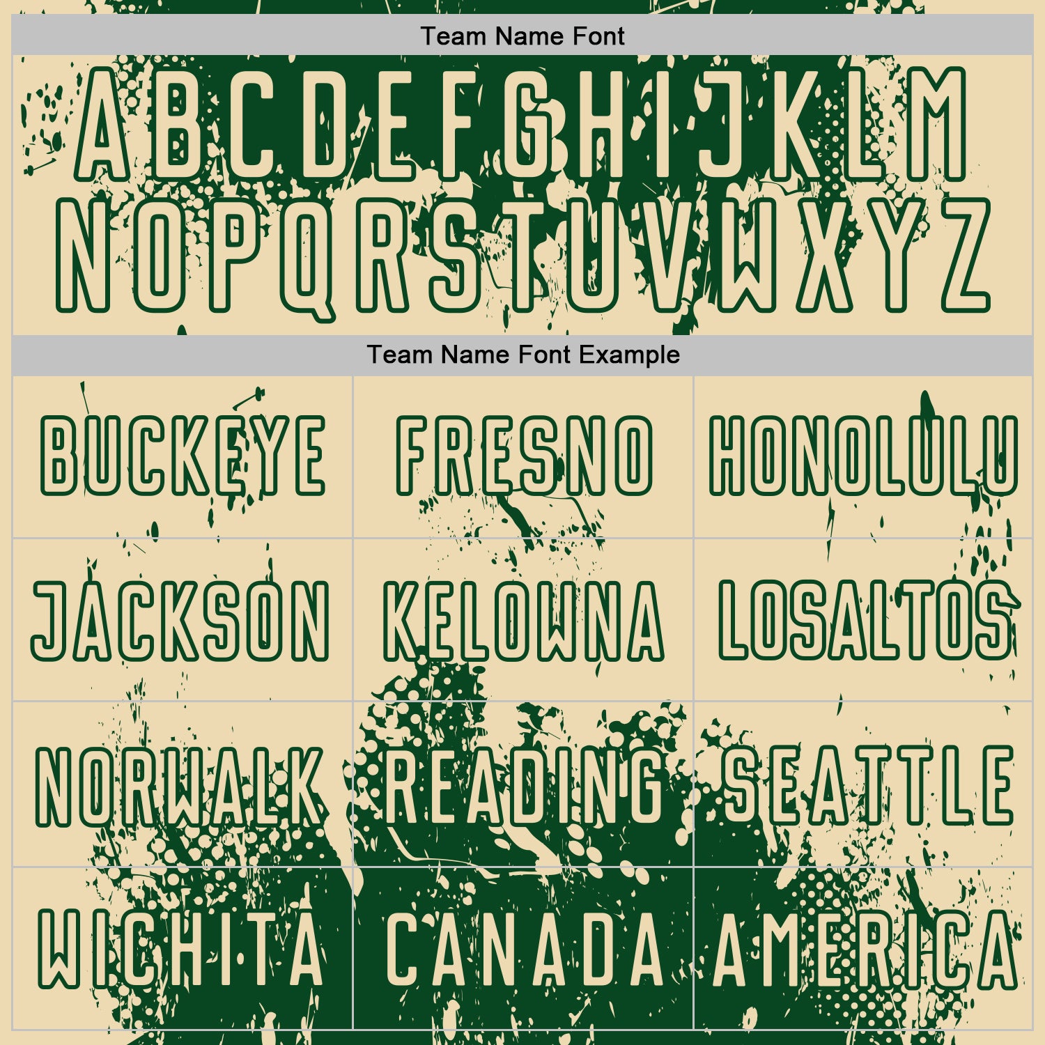 Custom Green Cream Abstract Splatter Grunge Art Sports Sublimation Soccer Uniform Jersey