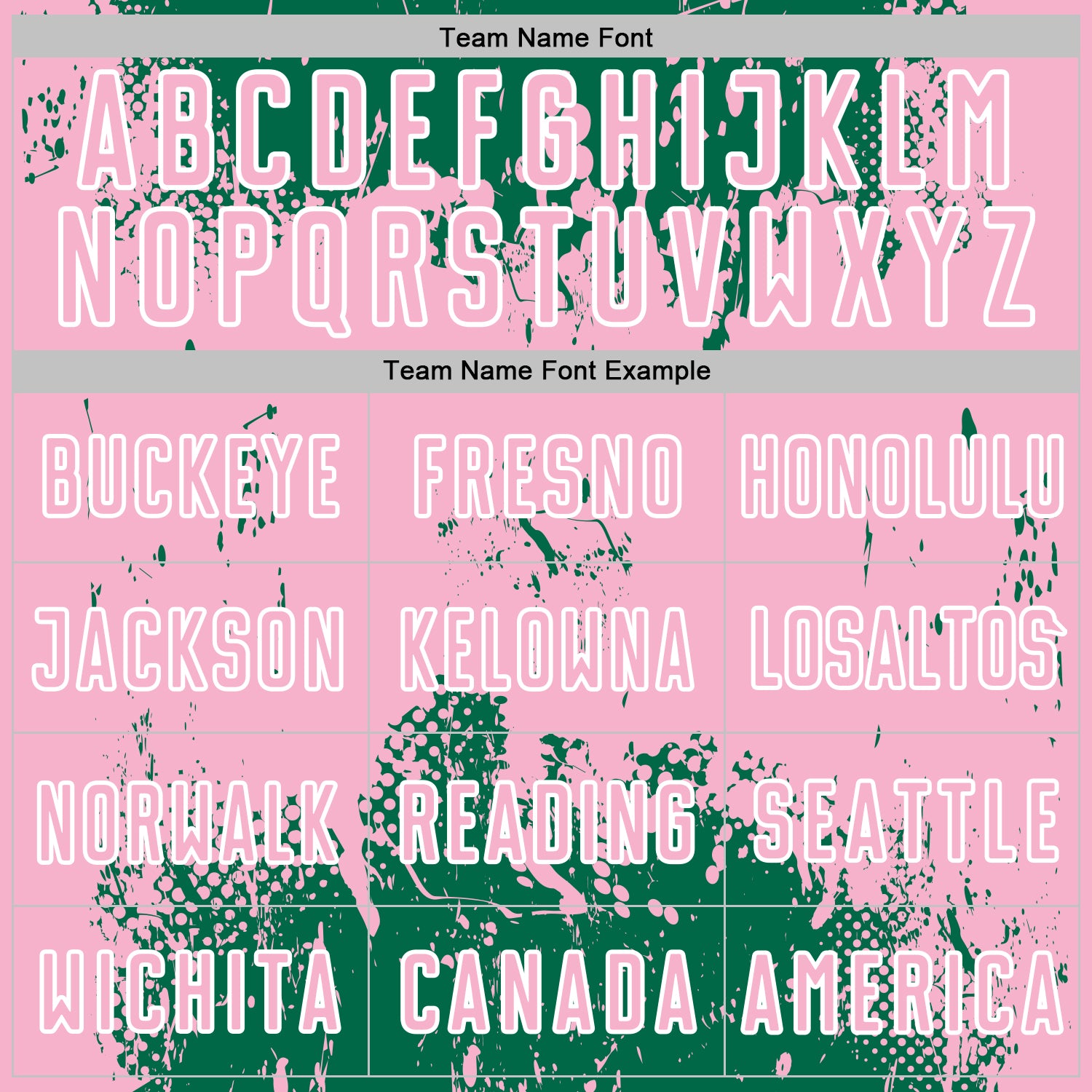 Custom Kelly Green Light Pink-White Abstract Splatter Grunge Art Sports Sublimation Soccer Uniform Jersey