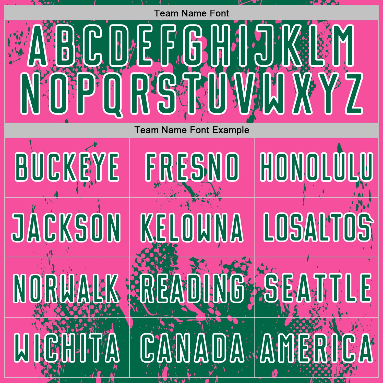 Custom Kelly Green Pink-White Abstract Splatter Grunge Art Sports Sublimation Soccer Uniform Jersey